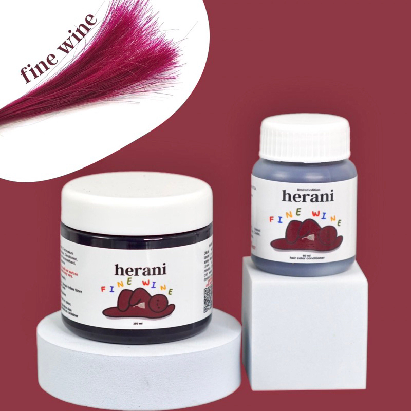 Fine Wine (150ml) Herani Hair Color Conditioner Shopee Philippines