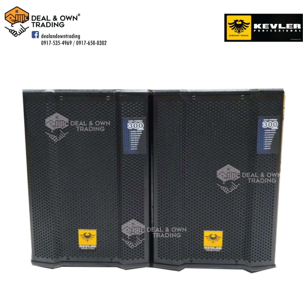 Kevler KR708A 300 Watts Powered Speaker ( 1 Pair ) Shopee Philippines