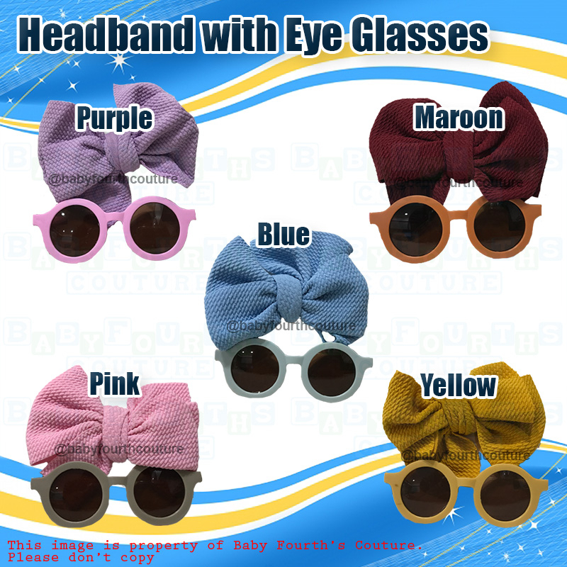 Baby Glasses & Headband Combo Pack Of 2