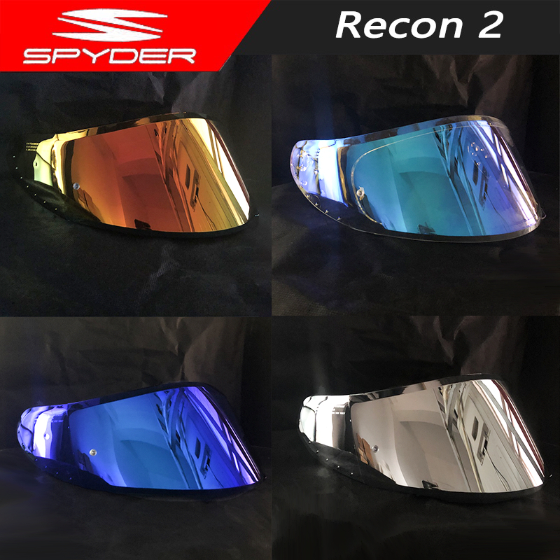 SPYDER RECON 2 VISOR LENS SPARE LENS Spyder Helmet Flash Iriduim Visor