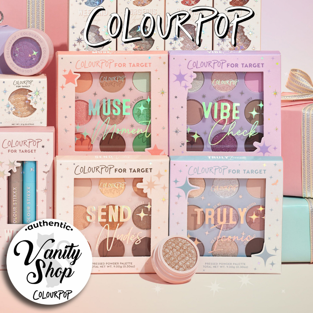 Colourpop x Target Eyeshadow Palette Send Nudes Vibe Check Truly Iconic ...