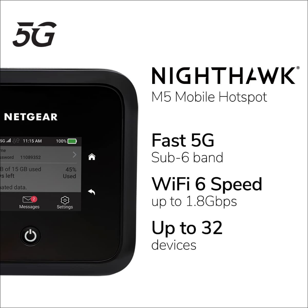 Netgear Nighthawk M5 5g Wifi 6 Mobile Router Unlocked Mr5200 Shopee Philippines