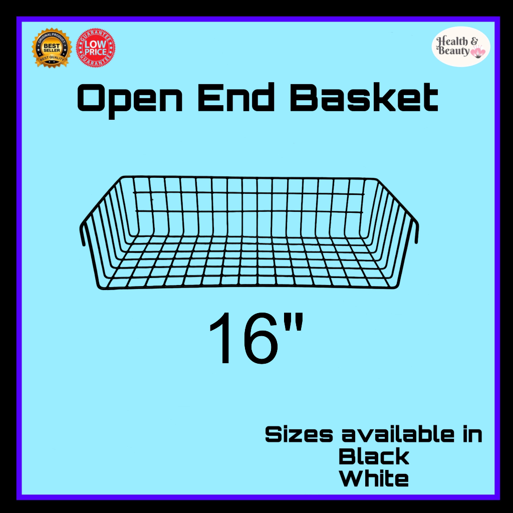 Open End Wire Mesh Basket Storage Hanging Screen Basket Display Rack ...