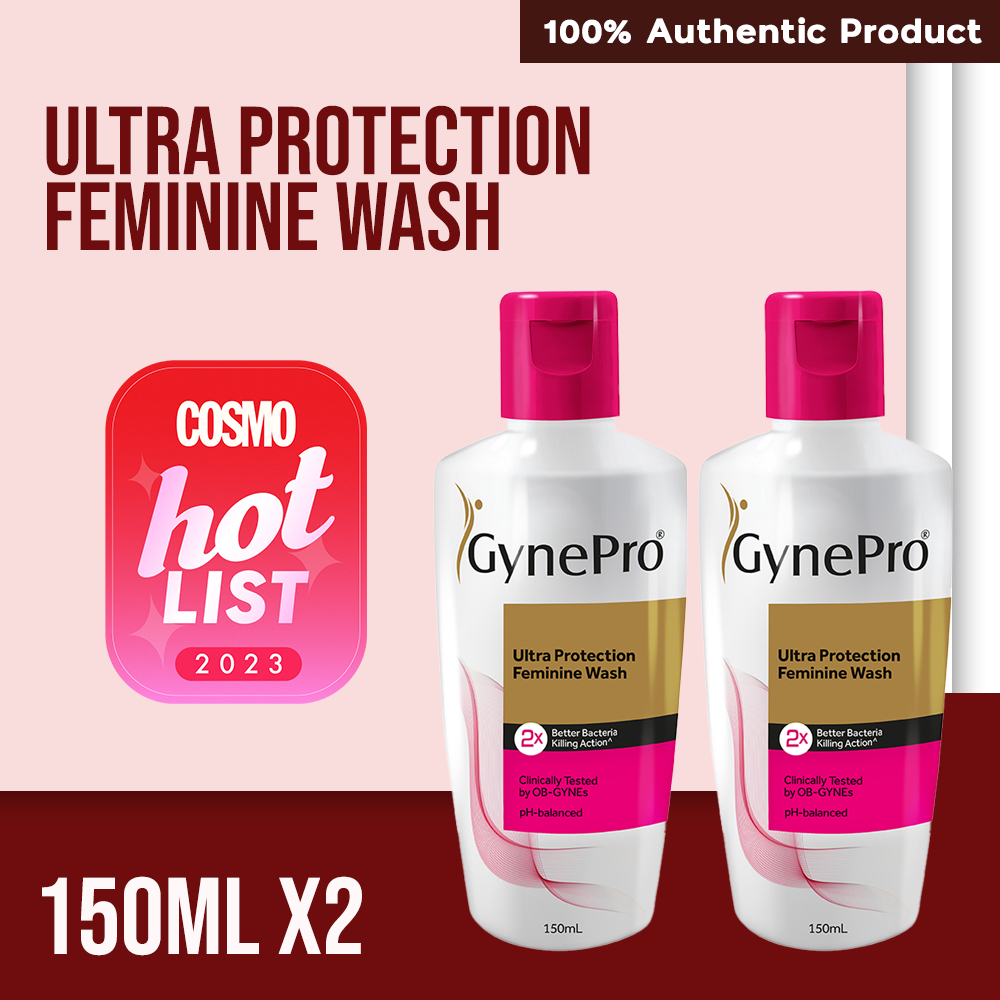 GynePro Ultra Protection Feminine Wash 150mL x2 Shopee Philippines