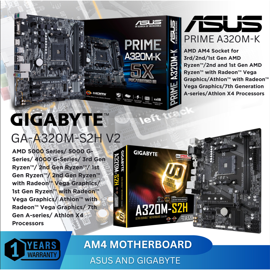 Gigabyte a320 hot sale s2h v2