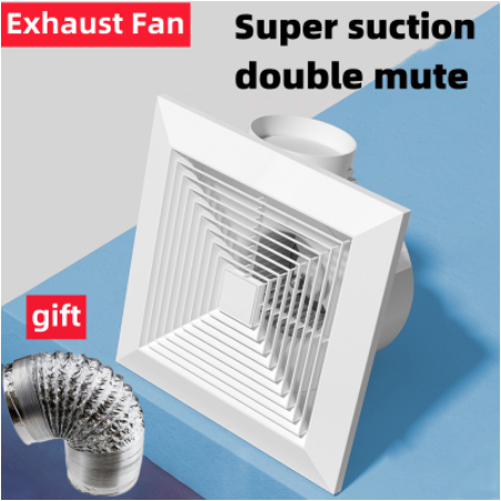 Ventilation Fan 24/27/33.5 CM Ceiling Exhaust Fan Silent Large Suction ...