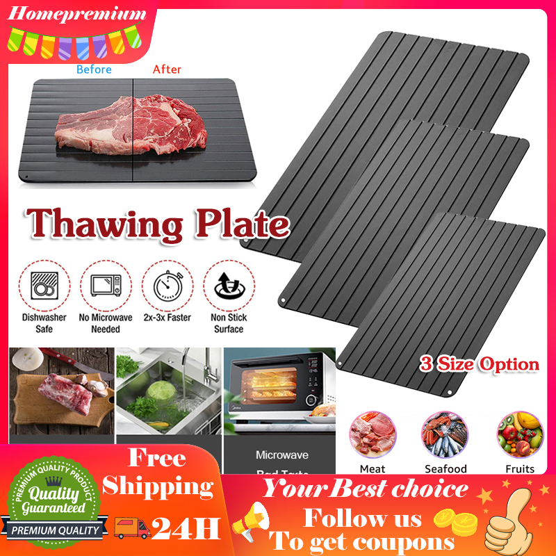 Fast Defrosting Tray Thaw Frozen Food Quick Safe Defrosting Plate Board