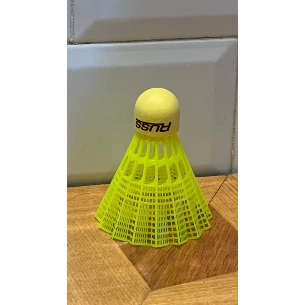 RUSS R168 Synthetic Nylon Badminton Shuttlecock (PER PIECE) Shopee