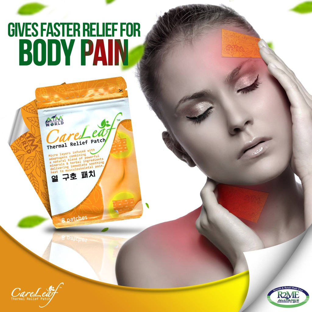 Careleaf Thermal relief patch (8patches) | Shopee Philippines