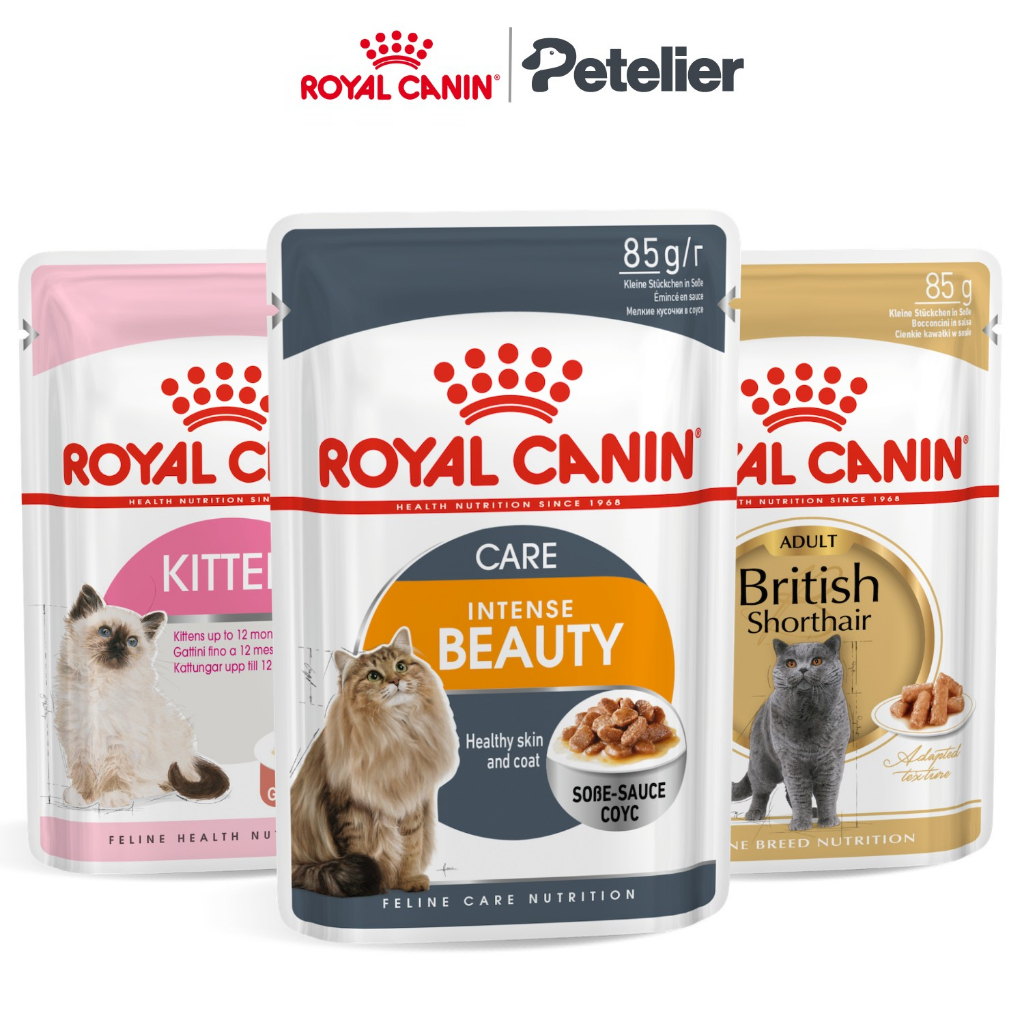 Royal Canin Wet Cat Food 85g Intense Beauty Urinary Hairball Care 