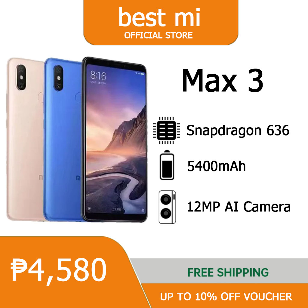 Xiaomi Mi Max 3 6.9 inch 6G RAM 128GB ROM 95% new Fingerprint 4G ...
