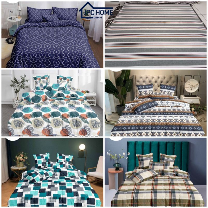 3in1 Canadian Cotton Bedsheet Full Garterized fit up to 6" foam