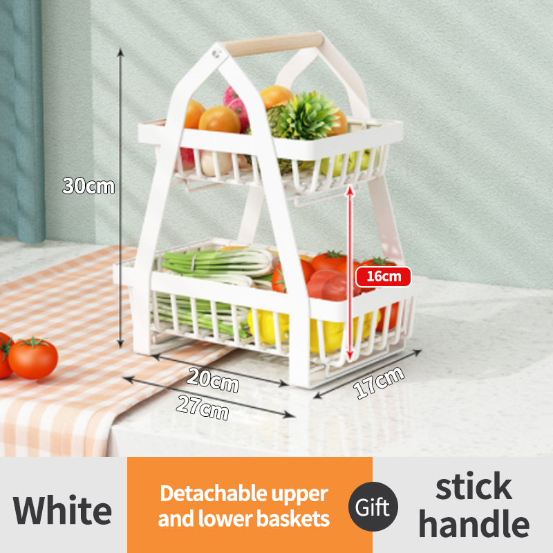 3 / 2 Tier Onion Rack Fruit Basket Rak Bawang Bertingkat Vegetable ...
