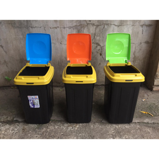 TRASH BIN 80L Orocan trash Can with Wheels and lock 80L Basurahan Garbage  Bin/basurahan/basket