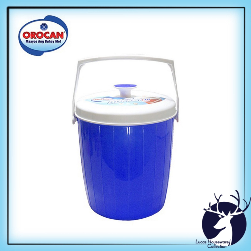 OROCAN 10 LITERS INSULATED BUCKET / UNLI RICE CONTAINER / ICE BOX ...