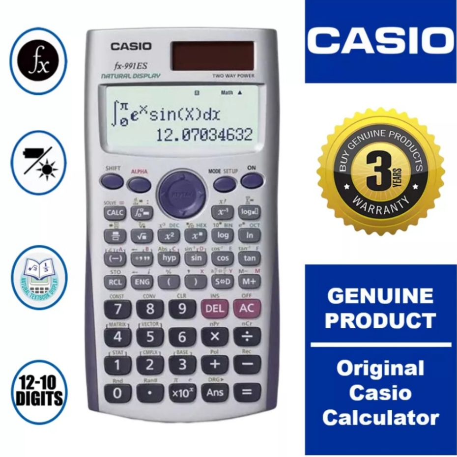 Shop casio fx 991es for Sale on Shopee Philippines