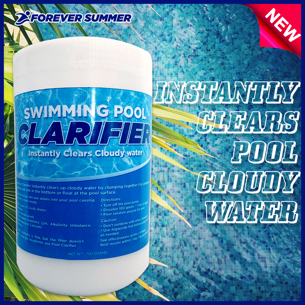 Swimming Pool Clarifier Instantly Clears Pool Cloudy Water 750grams