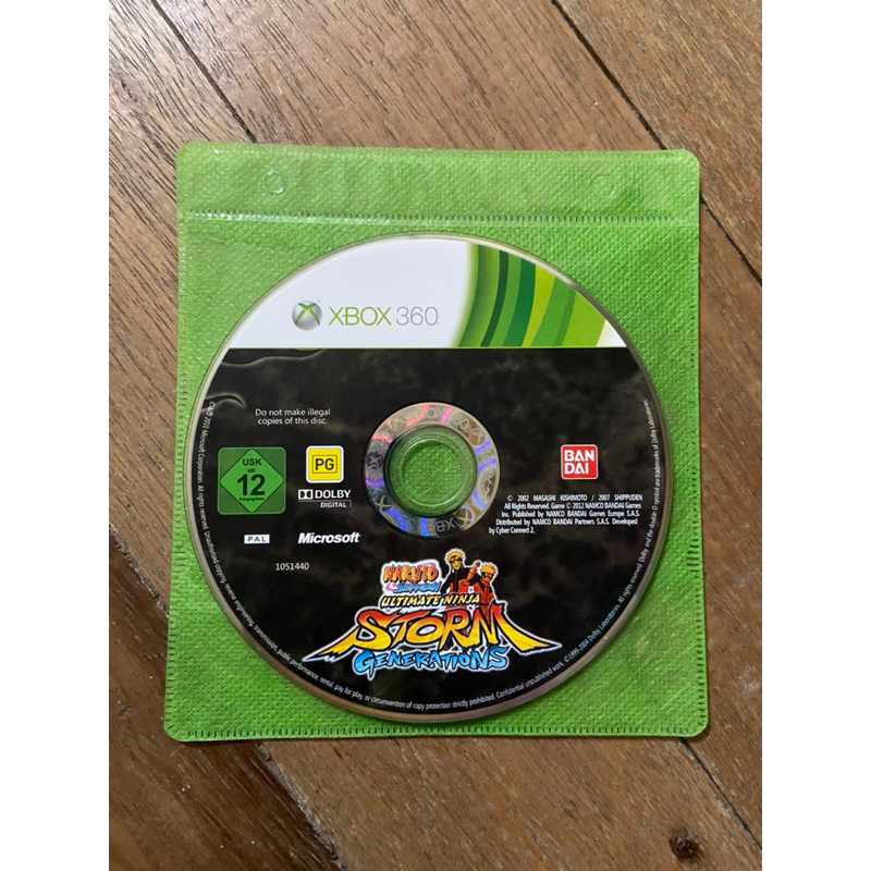 XBOX 360 Naruto Ultimate Ninja Storm PAL (REGION LOCK) Shopee Philippines