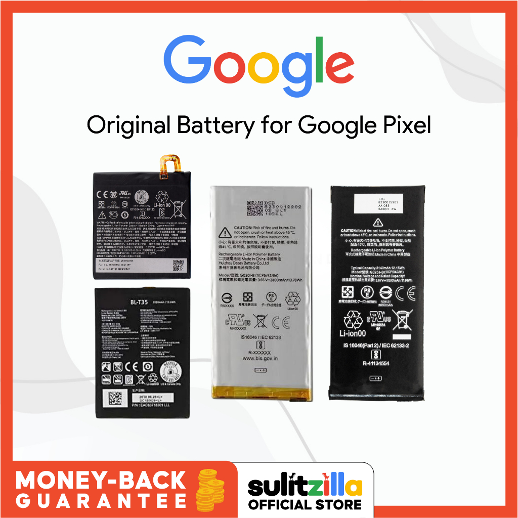 Original Google Pixel Battery for Pixel 1, 2, 3, 3a, 3a XL, 4, 4 XL, 4a