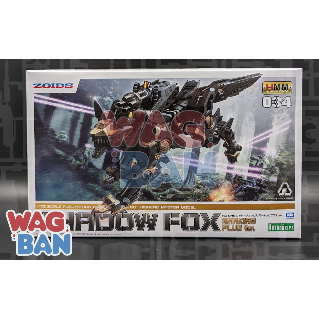Kotobukiya - 1/72 RZ-046 Shadow Fox Marking Plus Ver. (Reissue) (ZOIDS ...