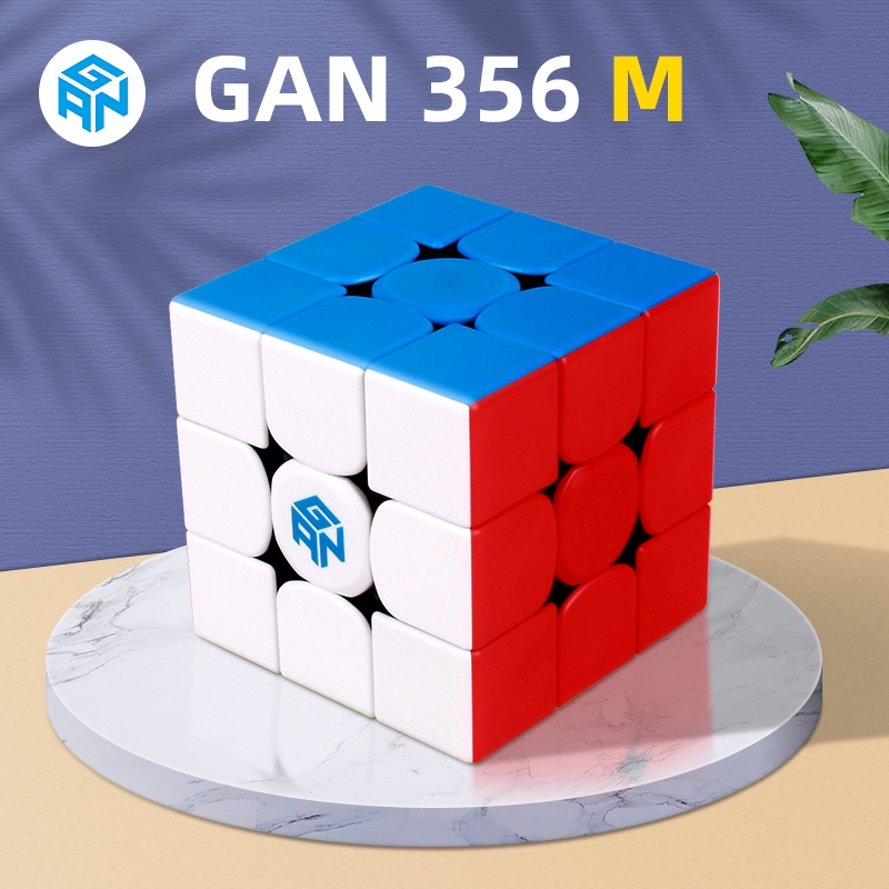 GAN 356 M 3x3 Magic Speed Gan cube Stickerless Puzzle GAN Cube Shopee