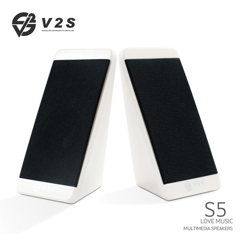 V2S S5 Desktop Computer Speaker Laptop Mini USB PC Speaker Small Stereo For Moblie PC & Laptop
