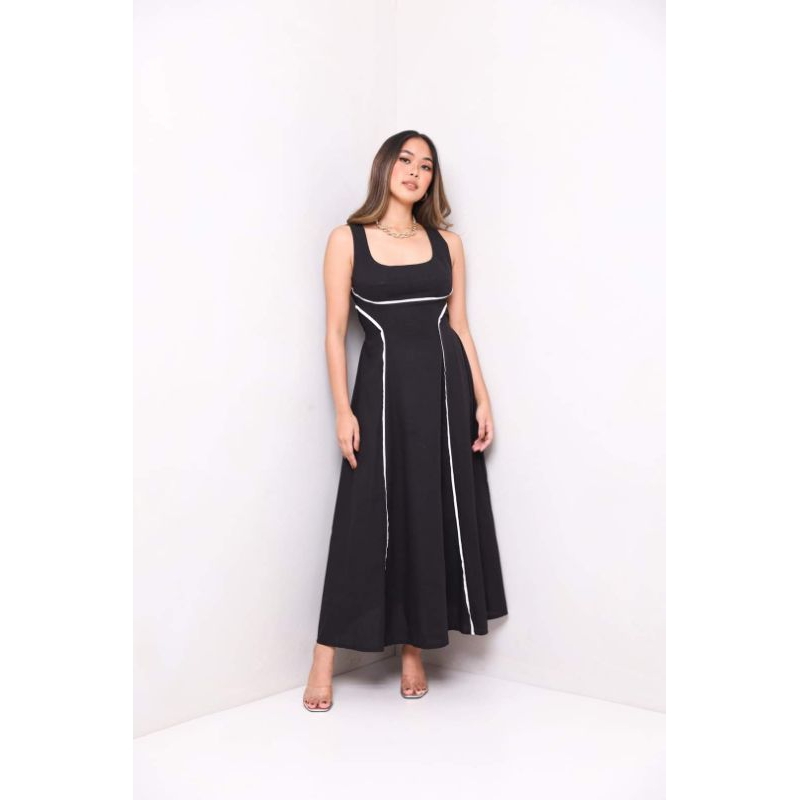 Melrose Midi Dress Garterized Back | Shopee Philippines