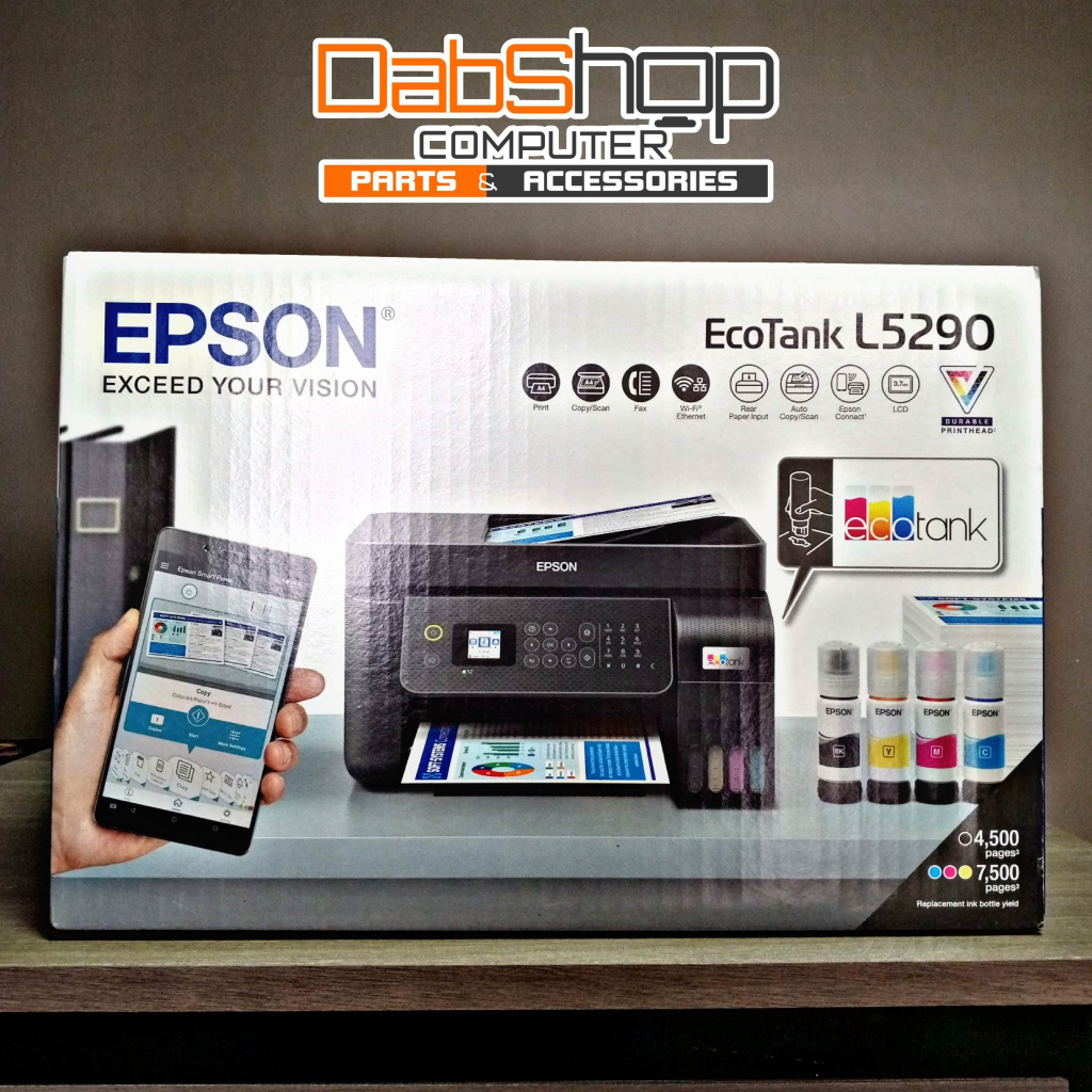 Epson EcoTank L5290 A4 Wi-Fi All-in-One Ink Tank Printer with ADF ...