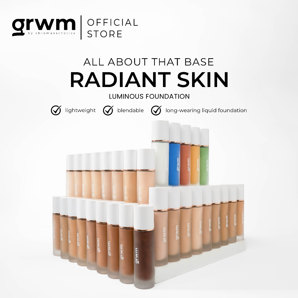 GRWM Cosmetics Radiant Skin Luminous Foundation | Shopee Philippines