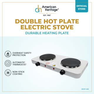 Electric Stove Double Hot Plate Stainless Steel AHESS-6280