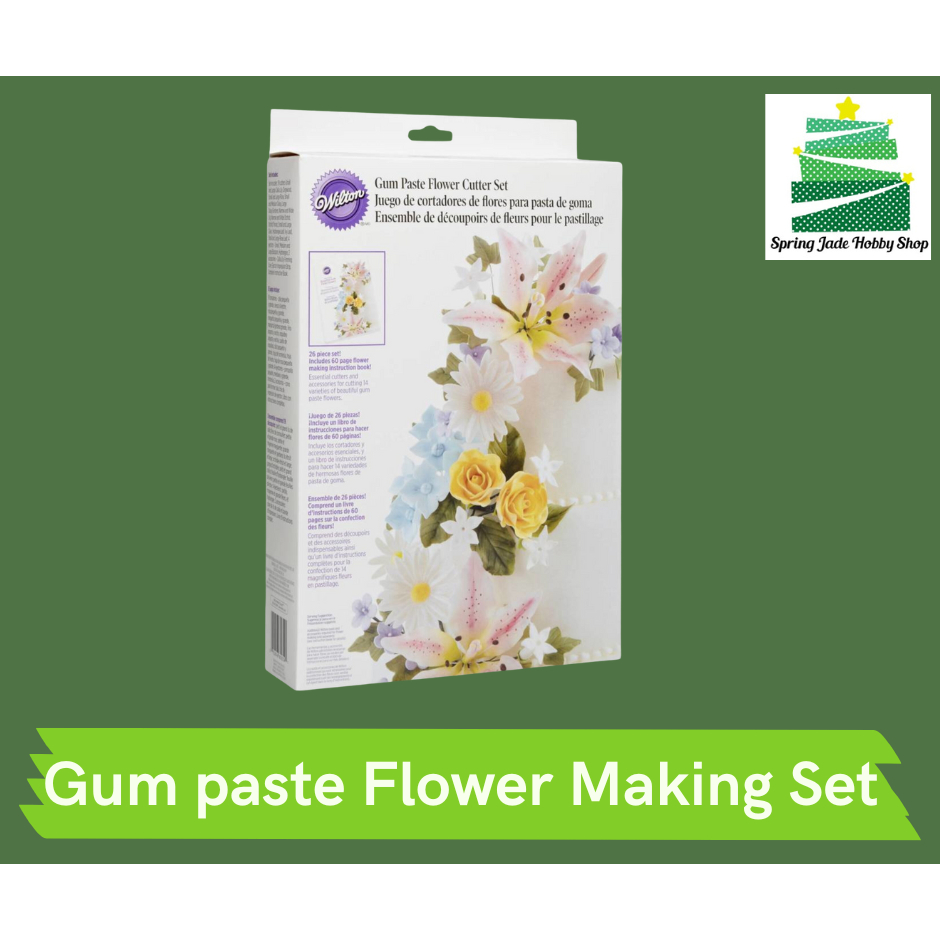Spring Jade Gumpaste Flower Making Set Daisy Rose Leaf Hydrangea