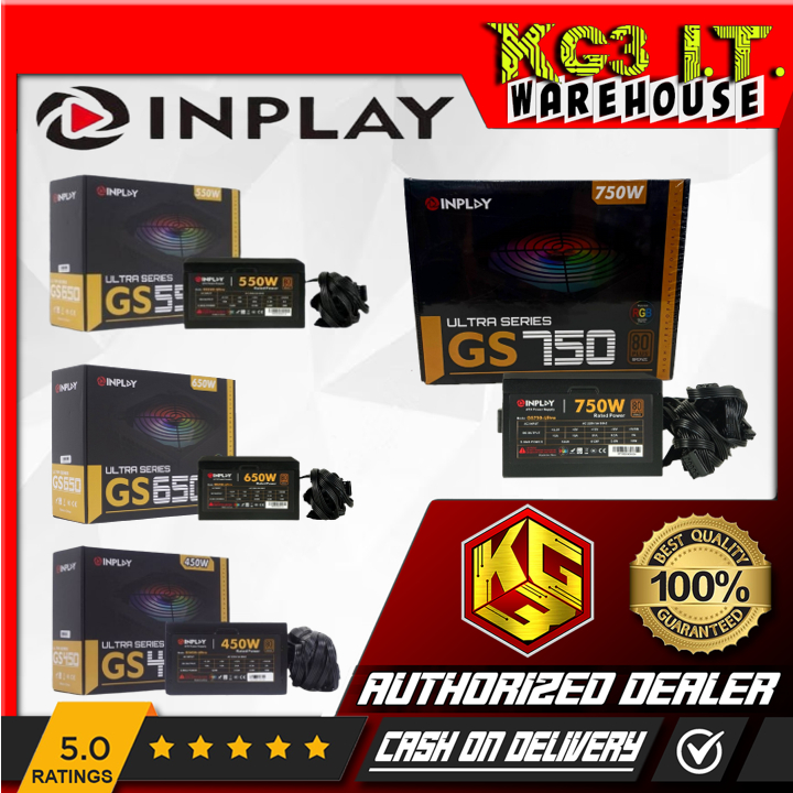 Inplay GS450 / GS550 / GS650 / GS750 I 450w 550w 650w 750w 80+ Bronze ...