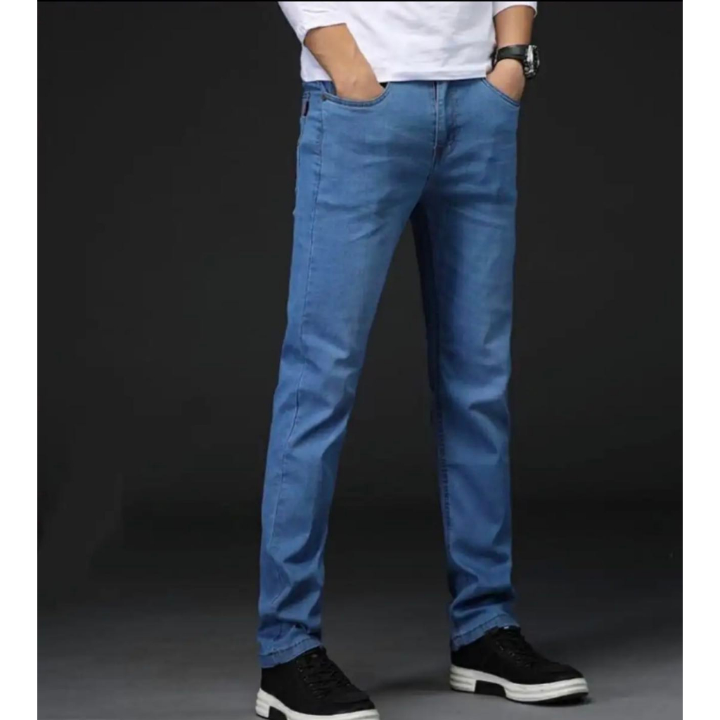 COD #Csual fashion skinny jeans stretch pants for mens cotton pants ...