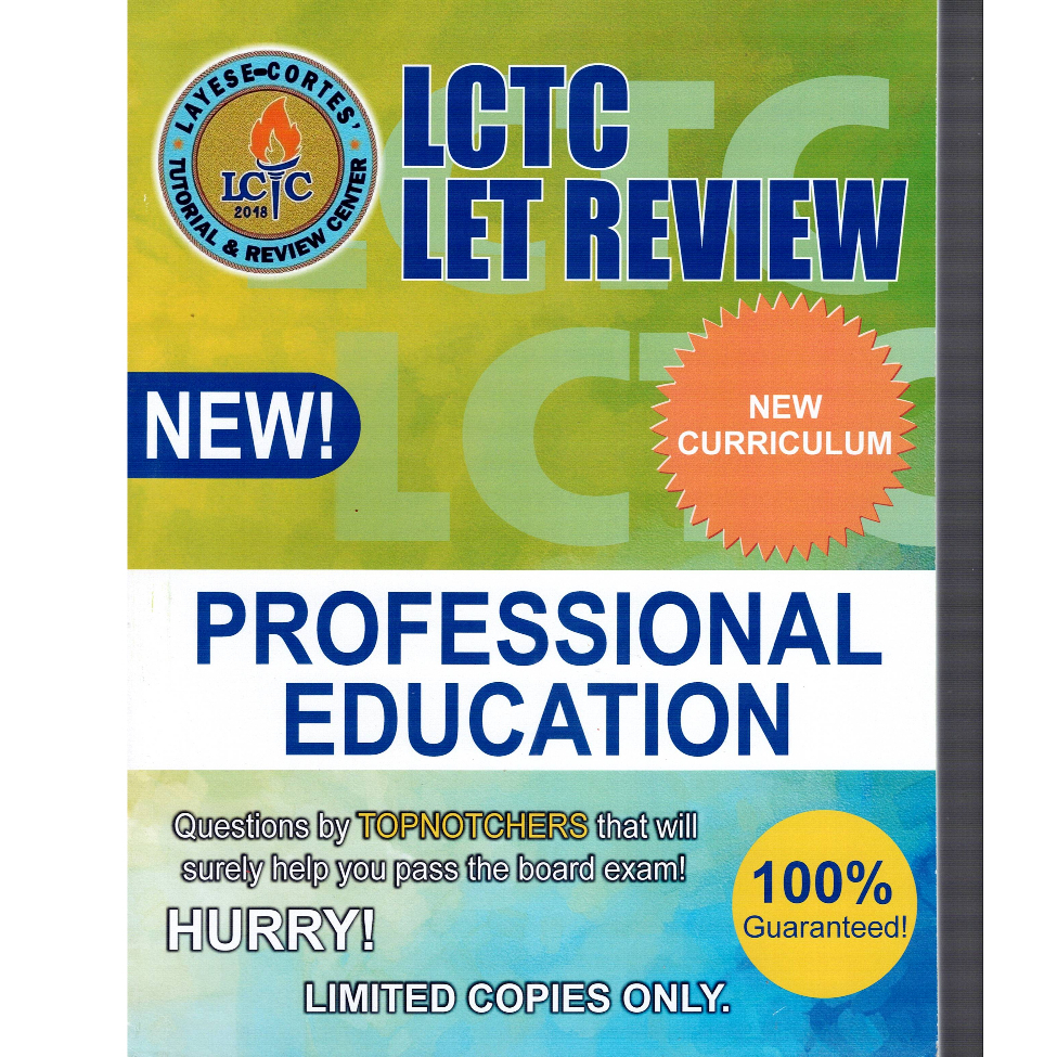 Professional Education 2024 LET Reviewer NEW CURRICULUM Shopee   Ph 11134207 7qul7 Li7e1cnds8643f