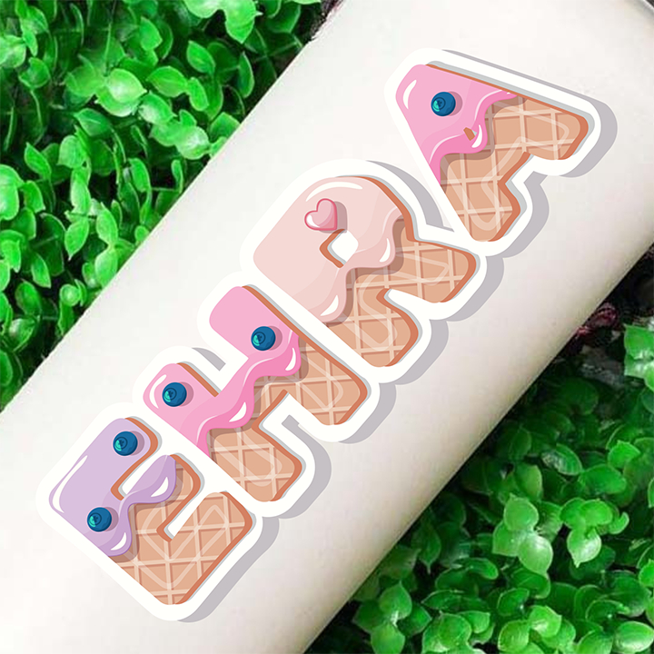 Popsicle Party Favors 50-Pack Ice Cream Stickers - Waterproof Vinyl Summer Stickers For Water Bottles, Laptops & Journals Waterproof Vinyl Stickers Pack For Bottles Laptops Journal