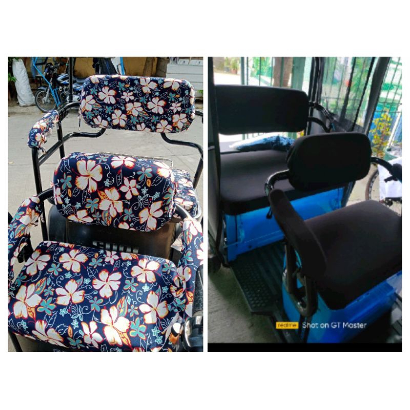 Ebike seat cover with armrest for Ervs/ervs2/Nwow/Johnson's foody