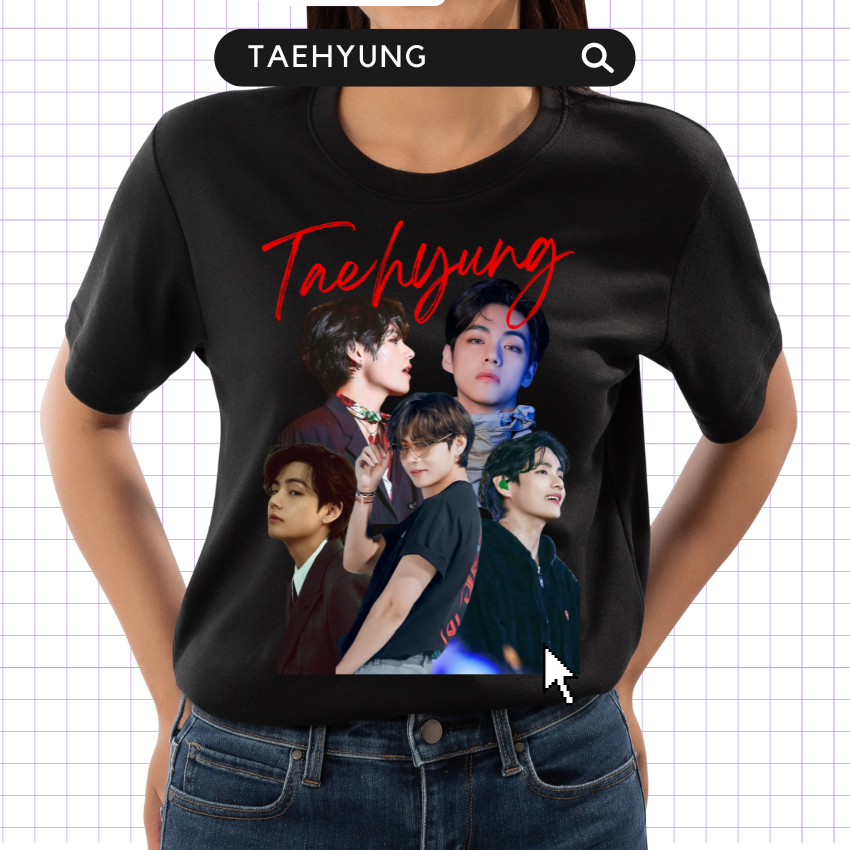 BANGTAN OT7 GRAPHIC TSHIRT - JUNGKOOK JIMIN | Shopee Philippines