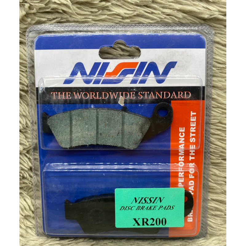 NISSIN DISC BRAKE PADS XR200 | Shopee Philippines