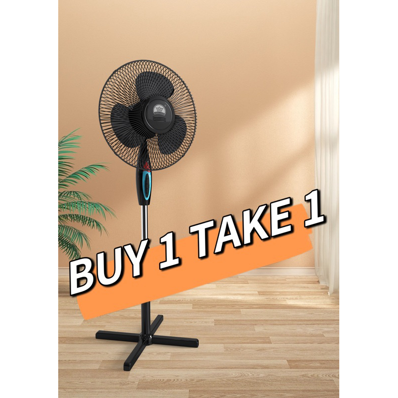 Buy 1 Take 1 16 inch Electric fan standard vertical fan household stand