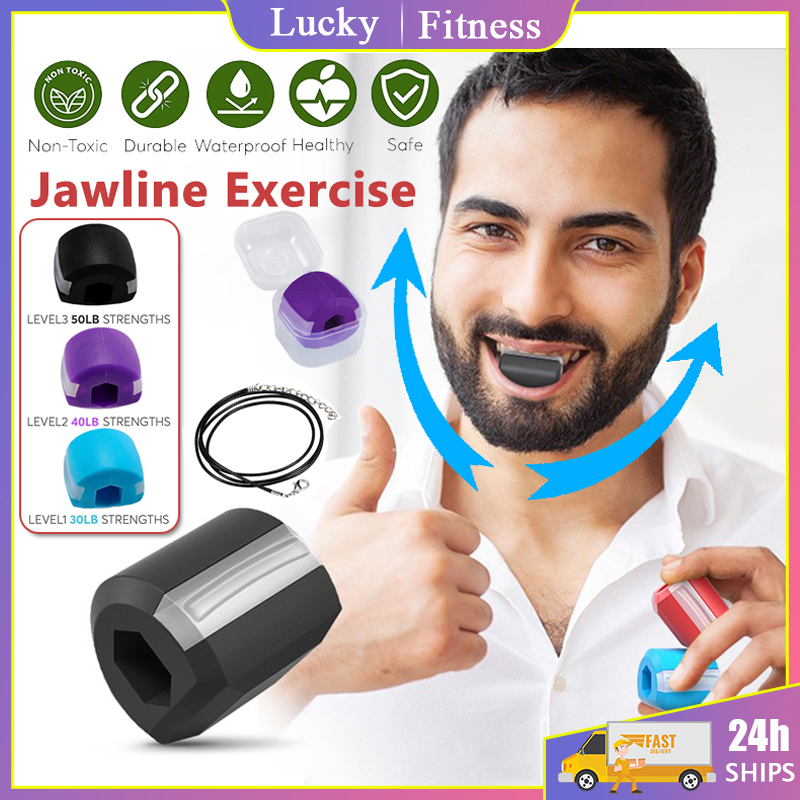 Jawline Exerciser Jaw Face and Neck Exerciser Define Your Jawline Slim ...