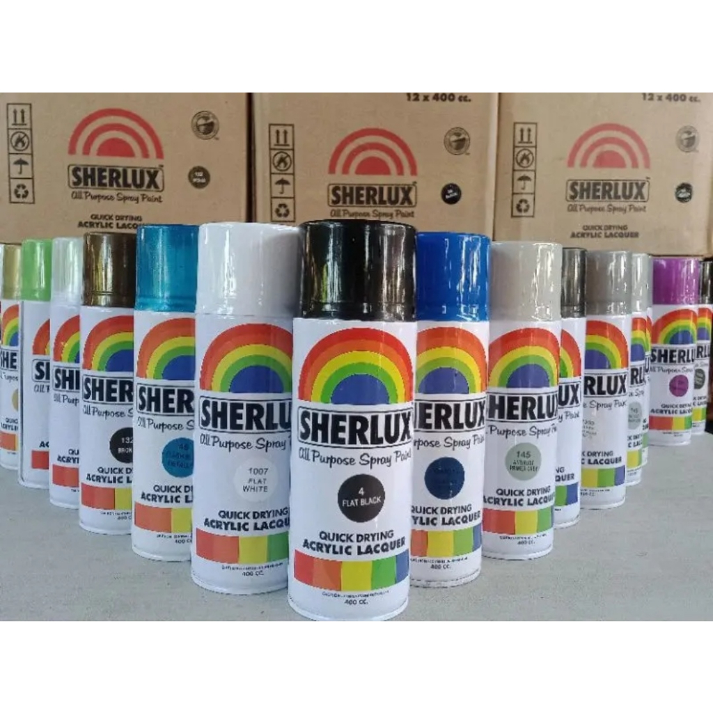 original SHERLUX ALL purpose spray paint 400cc Shopee Philippines