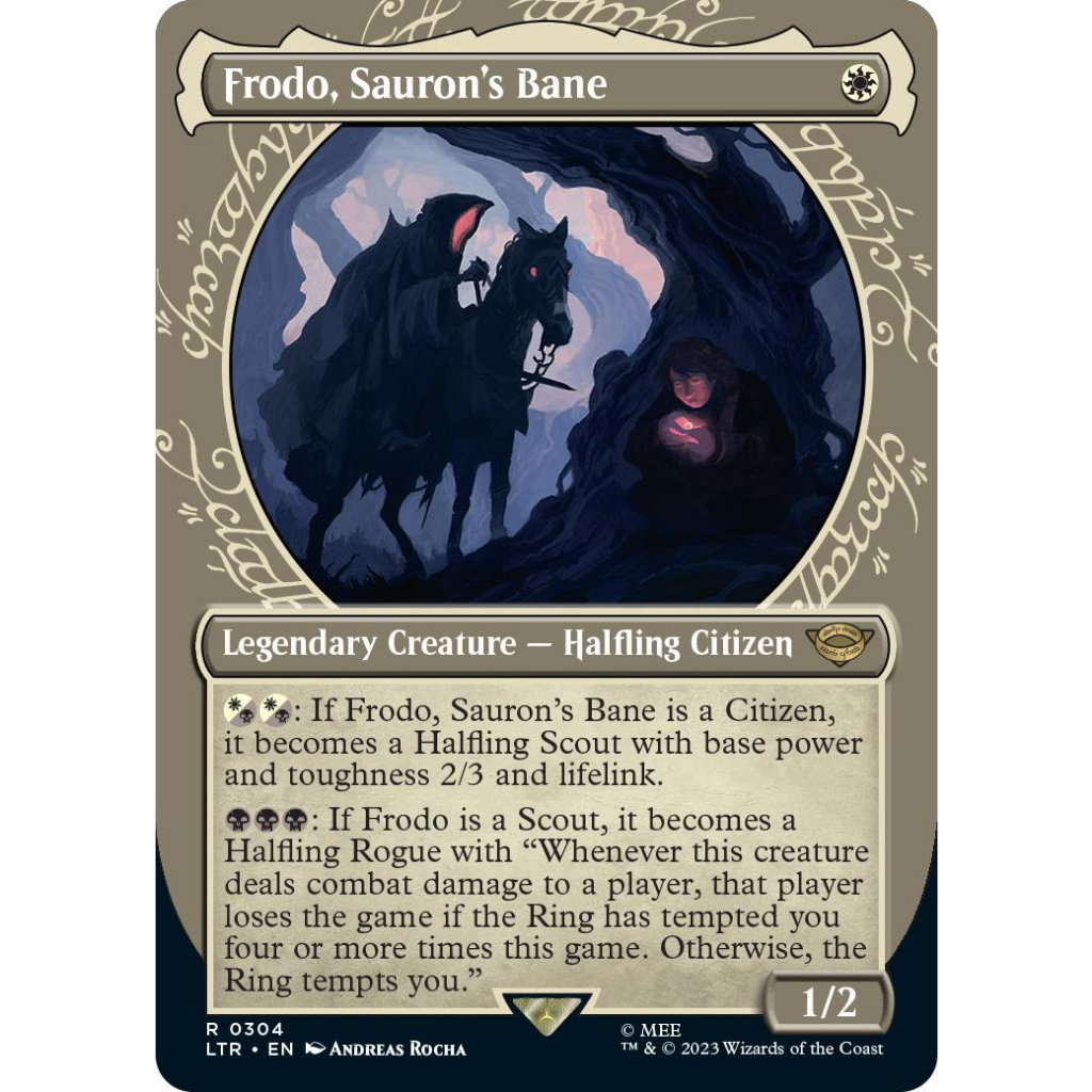 Frodo, Sauron's Bane Rare The Lord of the Rings LOTR Magic the ...