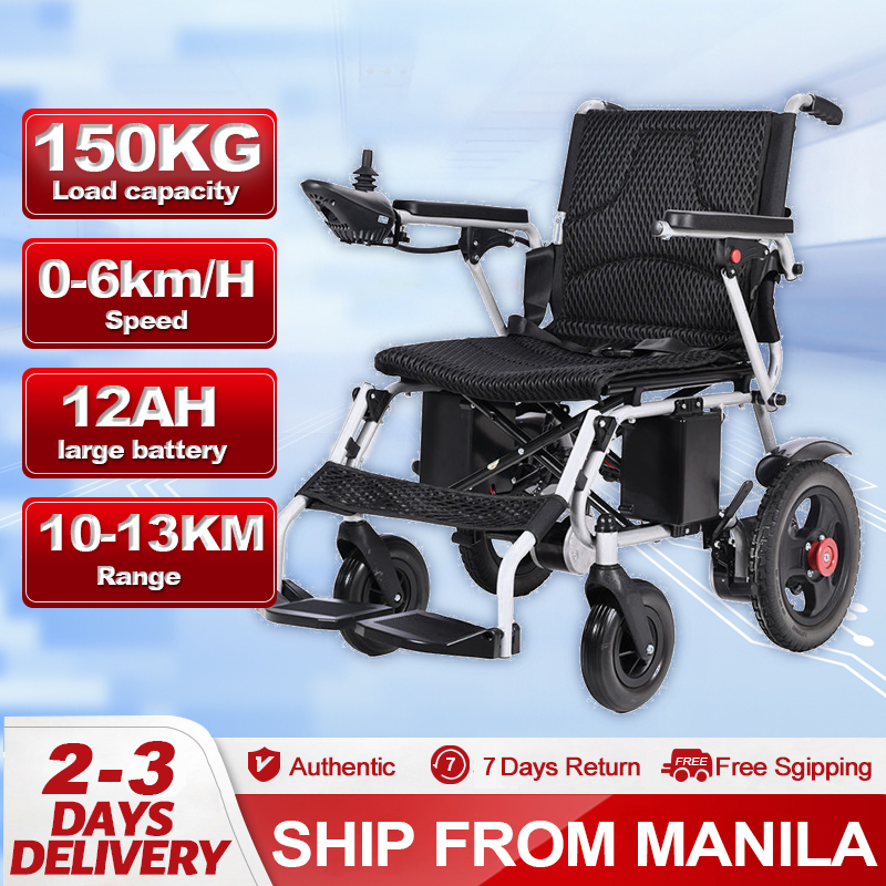 Electric wheelchair folding lightweight fully automatic disabled ...