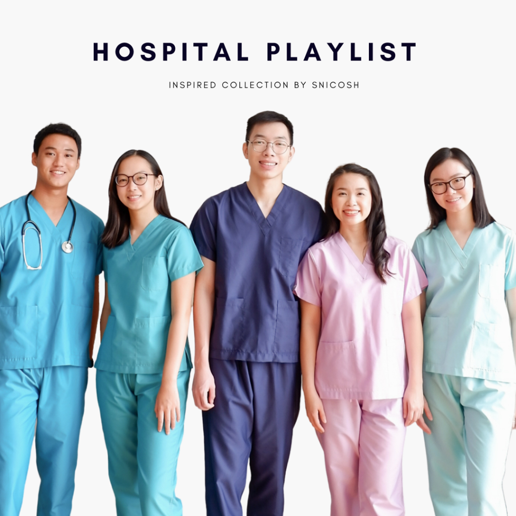 Snicosh Hospital Playlist Scrub Suit set Classic collection Shopee