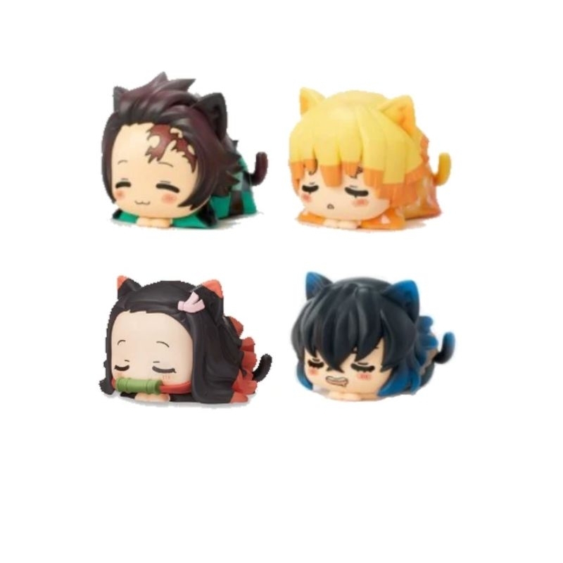 SEGA Demon Slayer : Tanjiro , Nezuko , Zenitsu & Inosuke Napping Cat ...