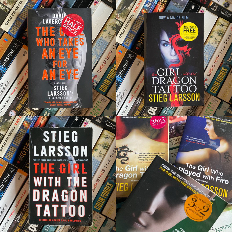Stieg Larsson Books (TPB) | Shopee Philippines