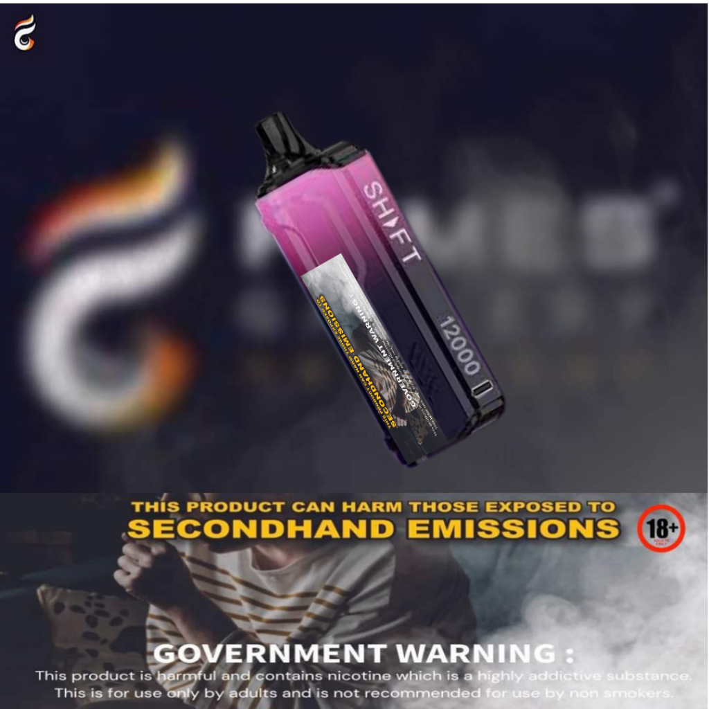SHIFT GRIP BAR 12K PUFFS DISPOSABLE POD (w/ free lanyard) Shopee