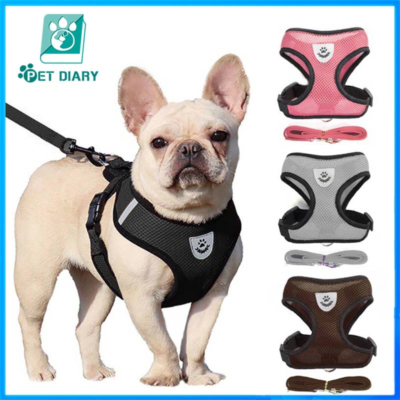 Pets Leash Harness Dog Leash Cat Leash Adjustable Breathable Vest With ...
