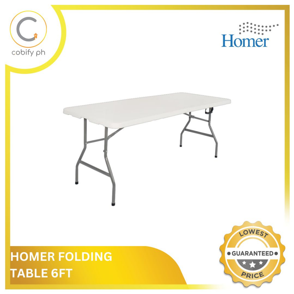 HOMER Folding Table 6ft for Outdoor and Indoor Shopee Philippines