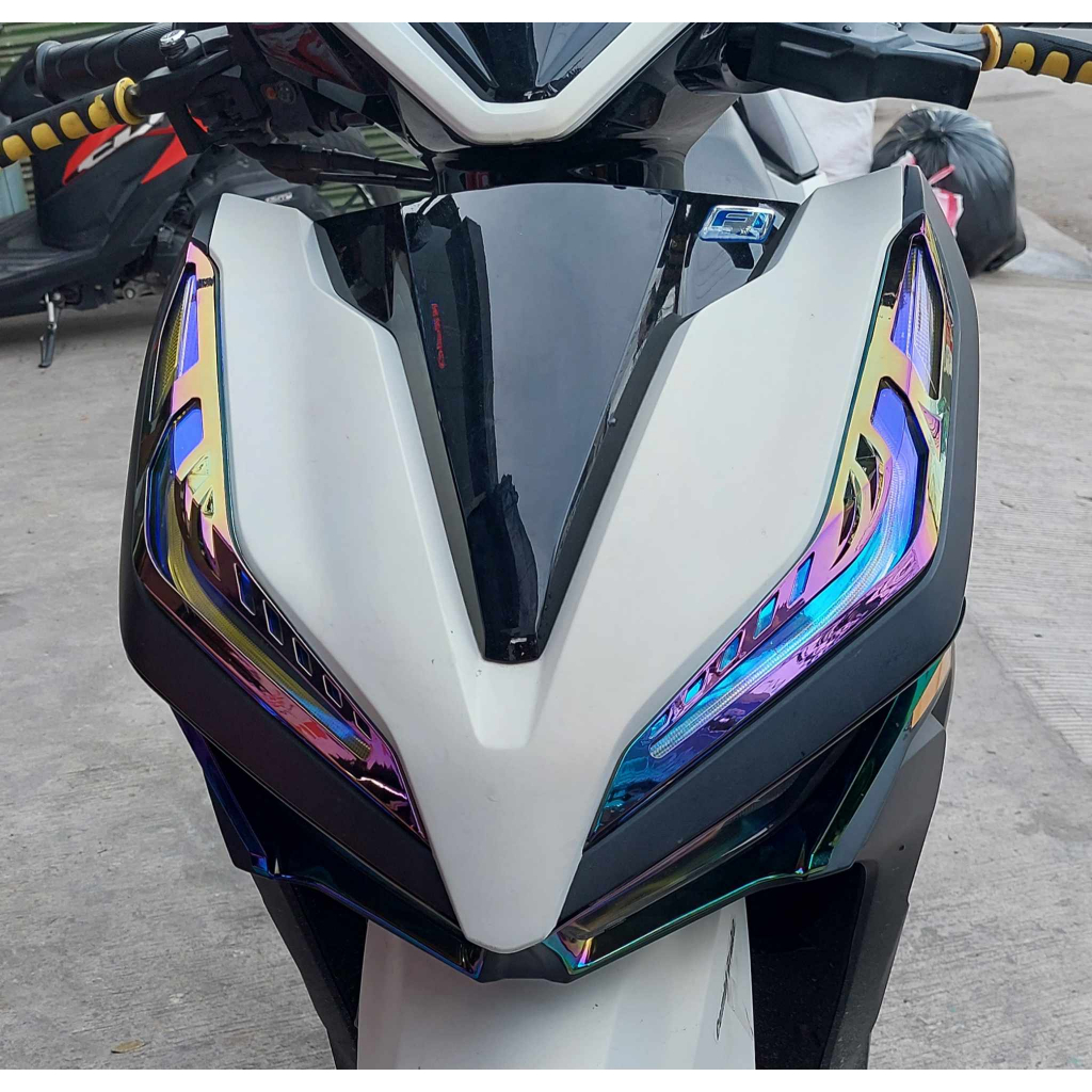 New 3 in 1 titanium garnish 7 colors for Honda Click GC 125i 150i ...